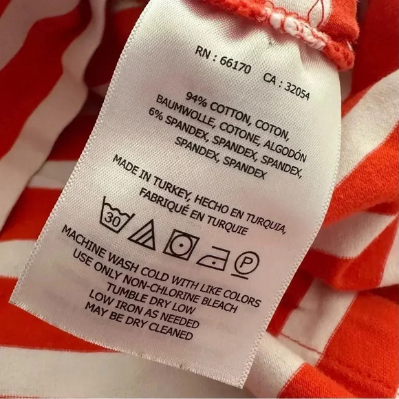 Anthropologie MAEVE Striped Button Top Boat Neck Small - Picture 9 of 9